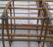 Nouvelle armature pour poutre noy&eacute;e suite a &eacute;tude b&eacute;ton