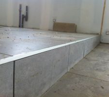 Baguette de finition pour la marche