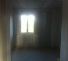 Bandes d'enduit (chambre parental/coté dressing)