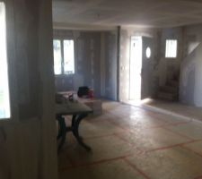 Bandes d'enduit (salon)