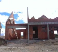 Livraison de la charpente