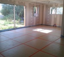 Isolation en TMS 80 des sols