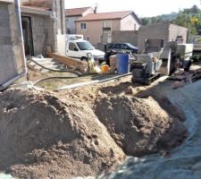 Mise en place de la chape