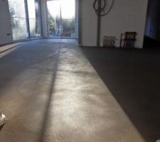 Mise en place de la chape