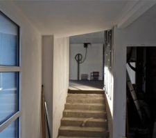 Mise en place de la chape