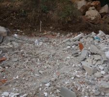 Le n&eacute;ant.Comme apres magnitude 7.