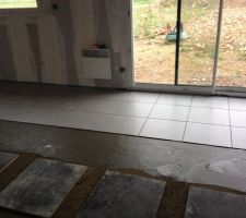 Carrelage qui commence