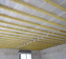 Les contre solivage est en place.