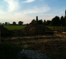 Le terrassement est fait.