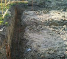 Gros plan sur le terrassement