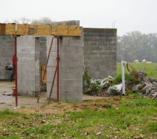 Poutre baie vitr&eacute;e