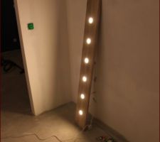 &eacute;clairage du dressing fait maison &agrave; installer