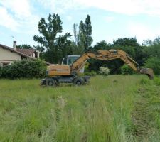 D&eacute;but du terrassement