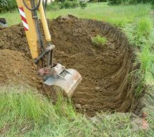 Les premiers coups de pelle ...