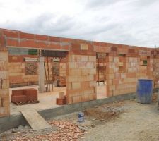 Elévation des murs (RDC)