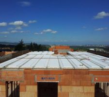 Dalle de l'étage, vue de dessus