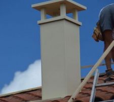 Conduit fum&eacute;es, vue ext&eacute;rieure