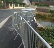 Réparation du trottoir terminé