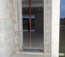 Seuil porte d'entrée - Façade nord