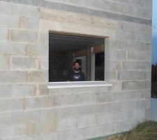 Fenêtre du salon - coté ouest