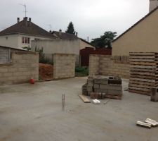 Elevation des murs !!