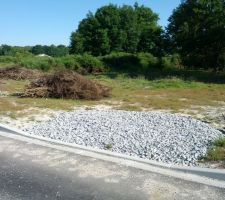 Le terrain d&eacute;broussaill&eacute;