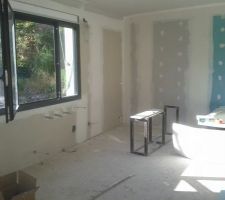 Placo chambre parentale