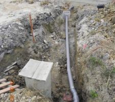 Raccordement des eaux us&eacute;es