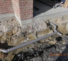 Raccordement des eaux us&eacute;es