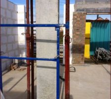 Poteau b&eacute;ton int&eacute;rieur