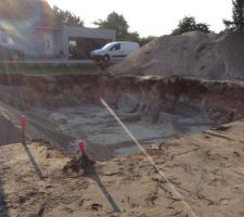 30 septembre 2013 : 1er jour de terrassement