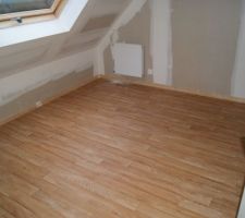 Sol PVC 2 chambres enfants   Hall &eacute;tage