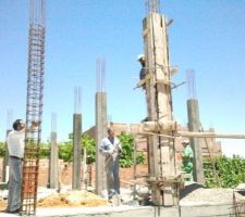 Piliers de la 2em dalle