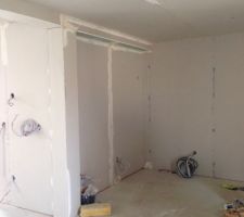 L'emplacement du cellier qu'on a fait sauter! :-))