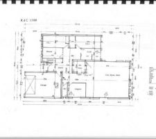 Plan de la maison validée par l'architecte