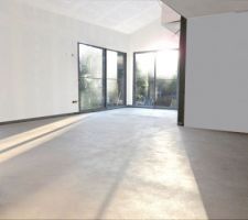 Essais de teinte pour choix type carrelage de sol - foncé ou clair