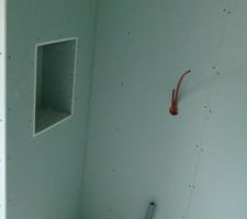 Vue salle de bains/douche garçons - Niche