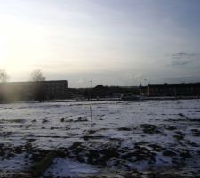 Vue du bout du terrain - orientation ouest