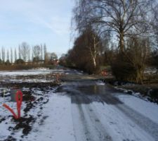 Entr&eacute;e du lotissement