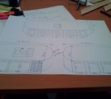 Voici la cuisine sur les plans