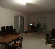 La maison lors de la 1ere nuit sur place