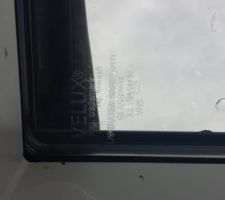 Marquage verre velux