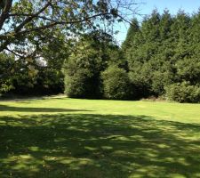 La futur vue du garage