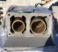 Livraison des kits du conduit de fumées
Double conduit