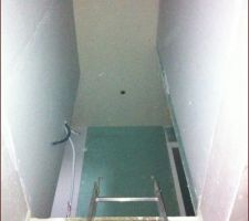 Tremie, en attente de son escalier