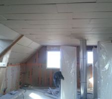 Plafond de l'étage en cours