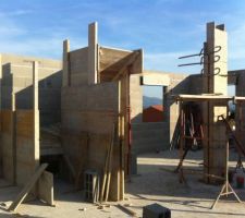 Coffrage de l'escalier