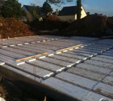 Préparation de la dalle