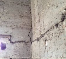 Fissure mur sud