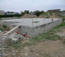 La dalle a &eacute;t&eacute; coul&eacute;e aujourd'hui